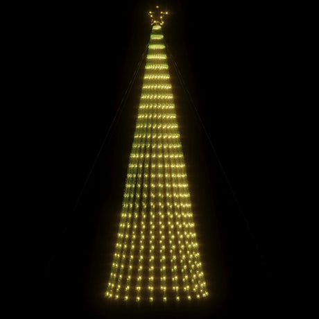 Vidaxl led-kerstboom 688 leds warm wit 300 cm