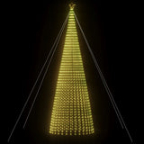 Vidaxl led-kerstboom 1544 leds 500 cm warm wit