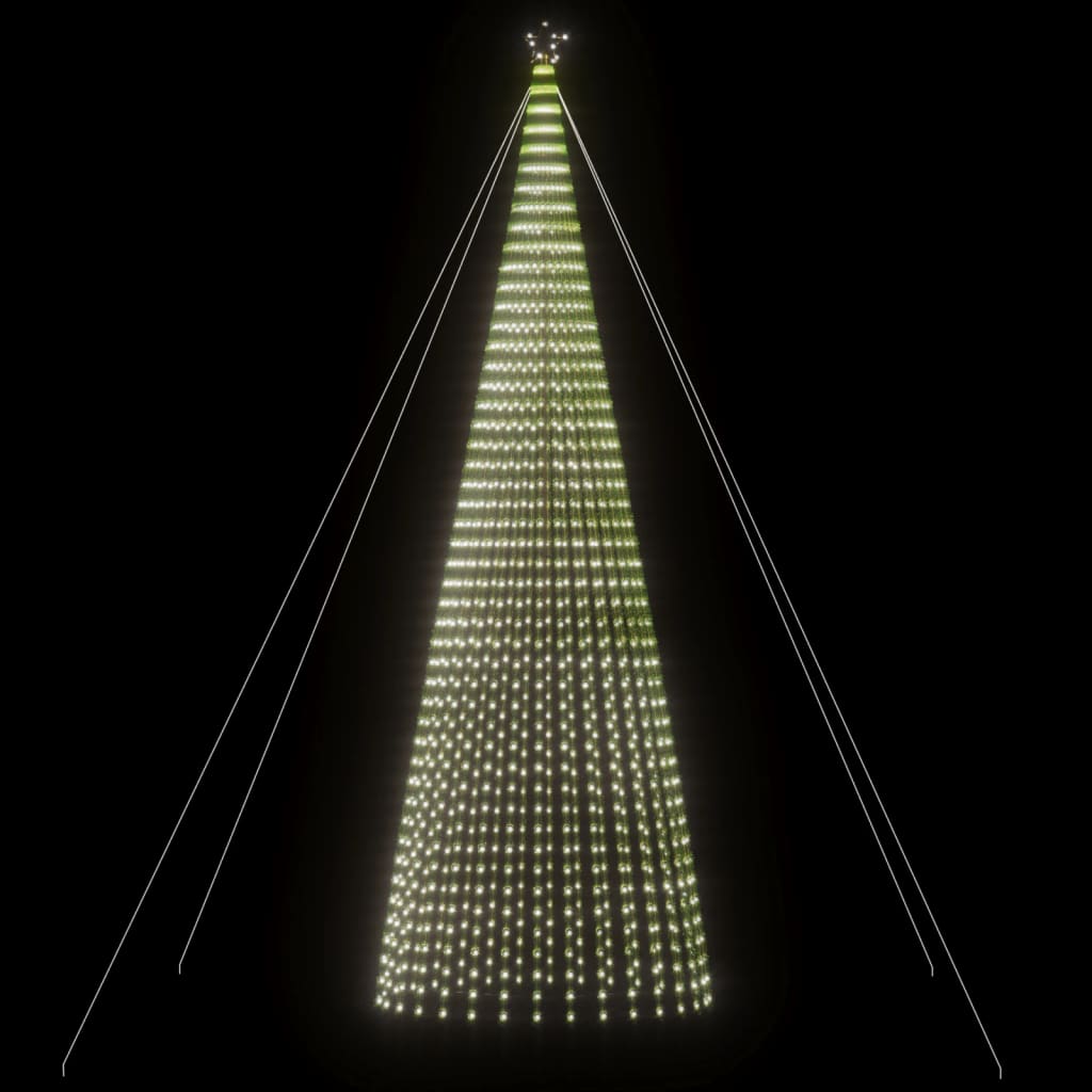 Vidaxl led-kerstboom 1544 leds 500 cm koud wit