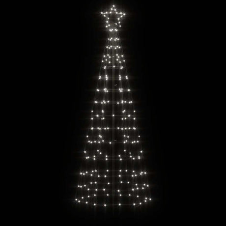 Vidaxl led-kerstboom met spikes 220 led's koud wit 180 cm