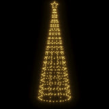 Vidaxl led-kerstboom met spikes 570 leds warm wit 300 cm