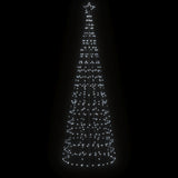 Vidaxl led-kerstboom met spikes 570 leds koud wit 300 cm