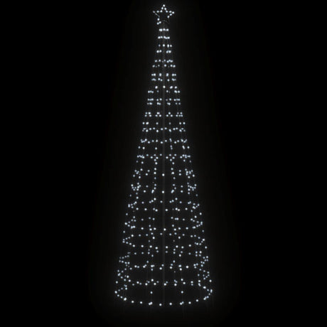 Vidaxl led-kerstboom met spikes 570 leds koud wit 300 cm