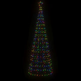 Vidaxl led-kerstboom met spikes 570 leds kleurrijk 300 cm