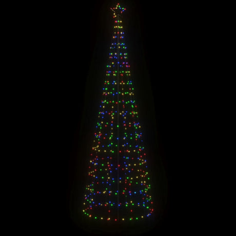 Vidaxl led-kerstboom met spikes 570 leds kleurrijk 300 cm