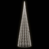 Vidaxl led-kerstboom aan vlaggenmast 3000 leds koud wit 800 cm