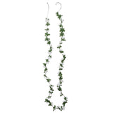 Vidaxl kerstslingers met bloemen 6 st 250 cm lente wit