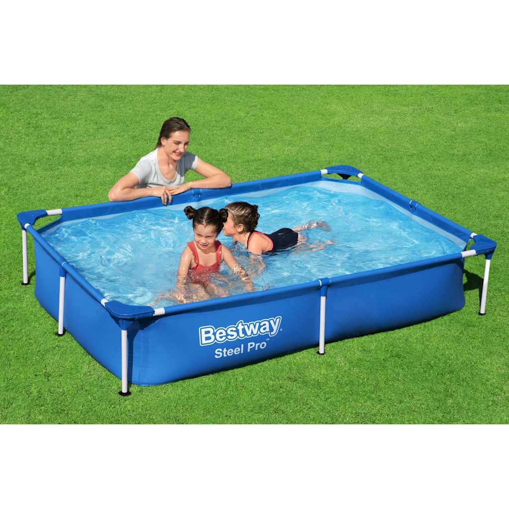 Bestway steel zwembad 221x150x43 cm