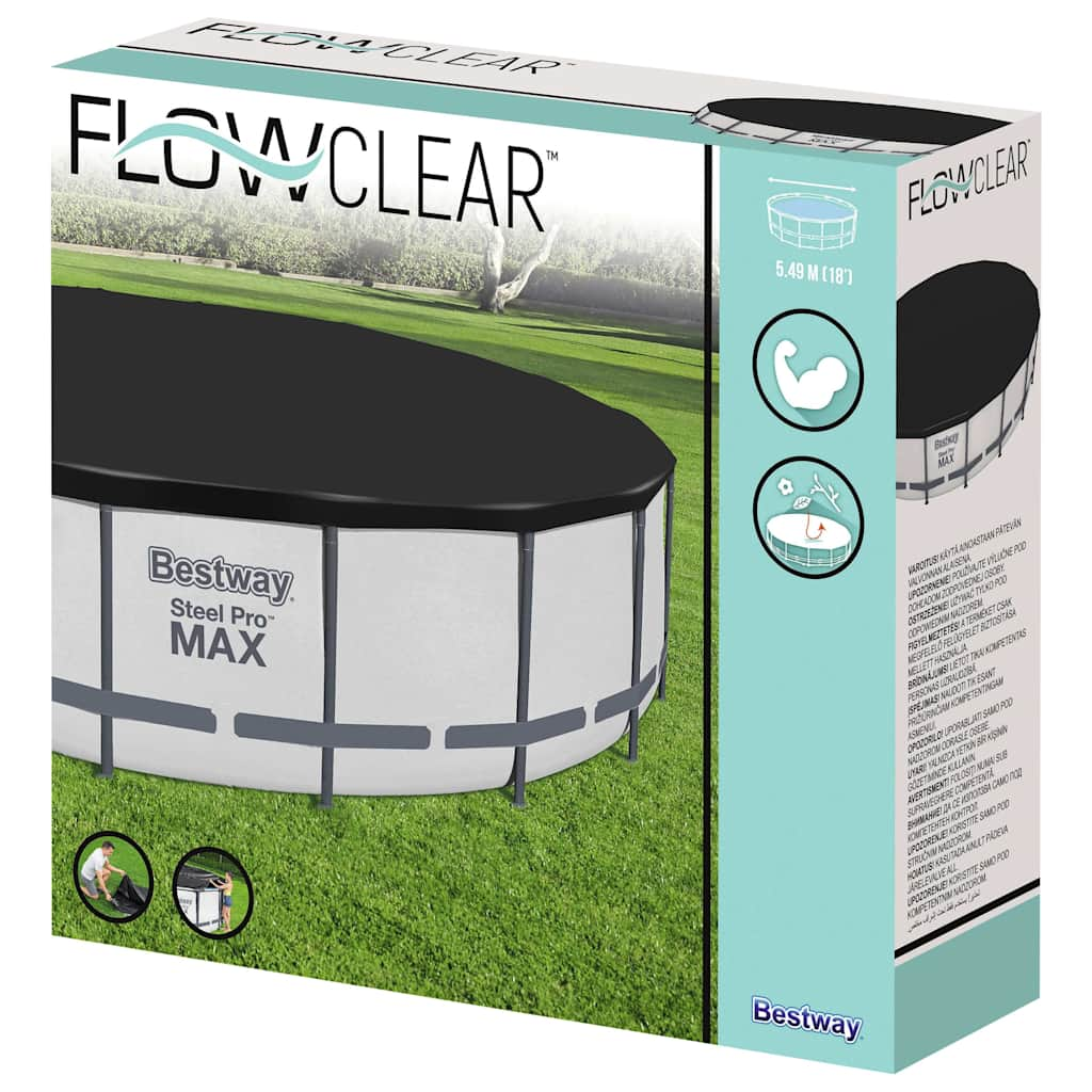 Bestway flowclear zwembadhoes fast set 555 cm