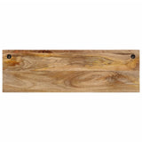 Vidaxl wandkapstok met 5 haken massief mangohout