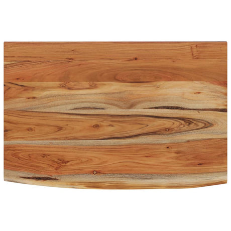 Vidaxl wandschap rechthoekig natuurlijke rand 60x40x3,8 cm acaciahout
