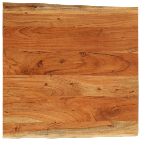 Vidaxl tafelblad vierkant natuurlijke rand 80x80x3,8 cm acaciahout