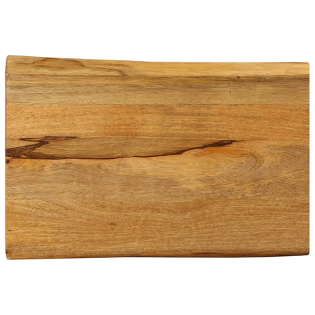 Vidaxl tafelblad met natuurlijke rand 50x40x2,5 cm massief mangohout