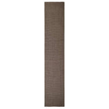 Vidaxl sisalmat voor krabpaal 66x350 cm bruin