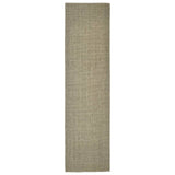 VidaXL Sisalmat voor krabpaal 80x300 cm taupe