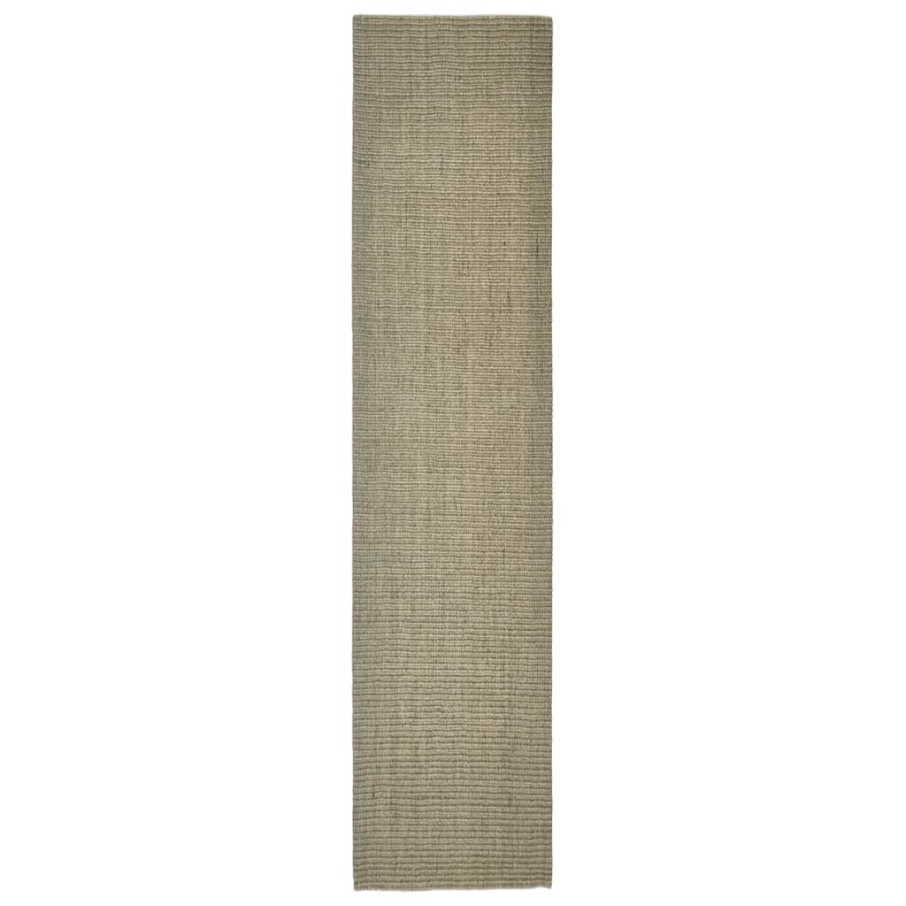 VidaXL Sisalmat voor krabpaal 80x350 cm taupe