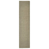 VidaXL Sisalmat voor krabpaal 80x350 cm taupe