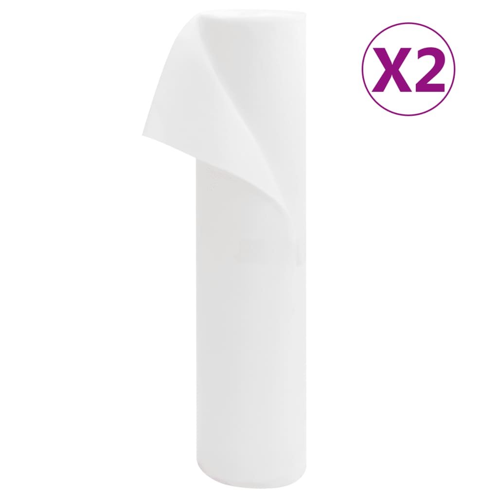 VidaXL Vliesdoek voor planten 2 rollen 70 g m² 50x1,6 m