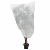 Vidaxl plantenhoezen met trekkoord 8 st 70 g m² 0,8x0,8 m