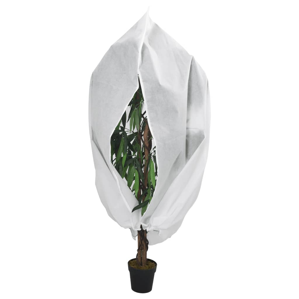 Vidaxl plantenhoes met ritssluiting 2 st 70 g m² 3,14x2,5 m