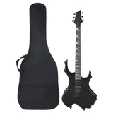 Vidaxl gitaar voor beginners elektrisch met tas 4 4 39 zwart