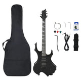 Vidaxl gitaar voor beginners elektrisch met tas 4 4 39 zwart
