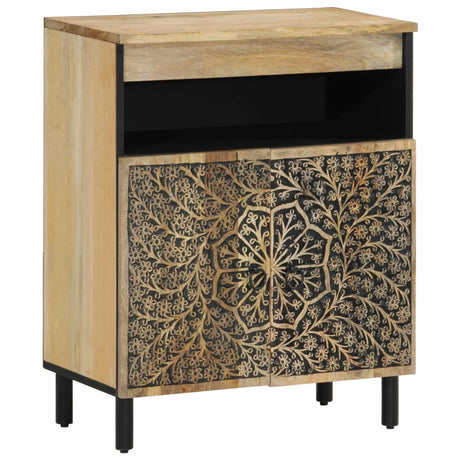 Vidaxl bijzetkast 60x33x75 cm massief mangohout