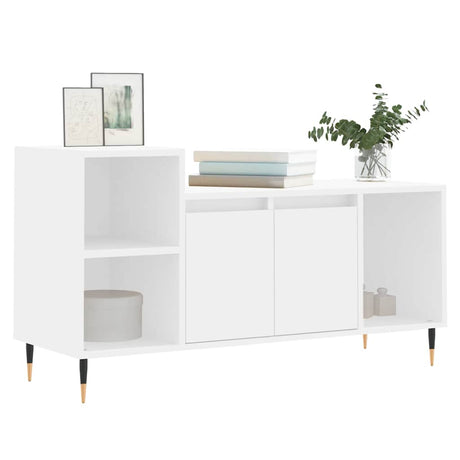 Vidaxl tv-meubel 100x35x55 cm bewerkt hout wit