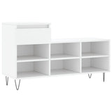 Vidaxl schoenenkast 102x36x60 cm bewerkt hout wit