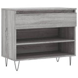 Vidaxl schoenenkast 70x36x60 cm bewerkt hout sonoma grijs