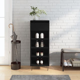 Vidaxl schoenenkast 40x36x105 cm bewerkt hout zwart