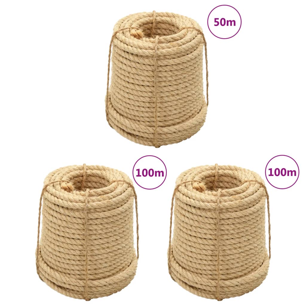 VidaXL Touw 3 st 14 mm sisal