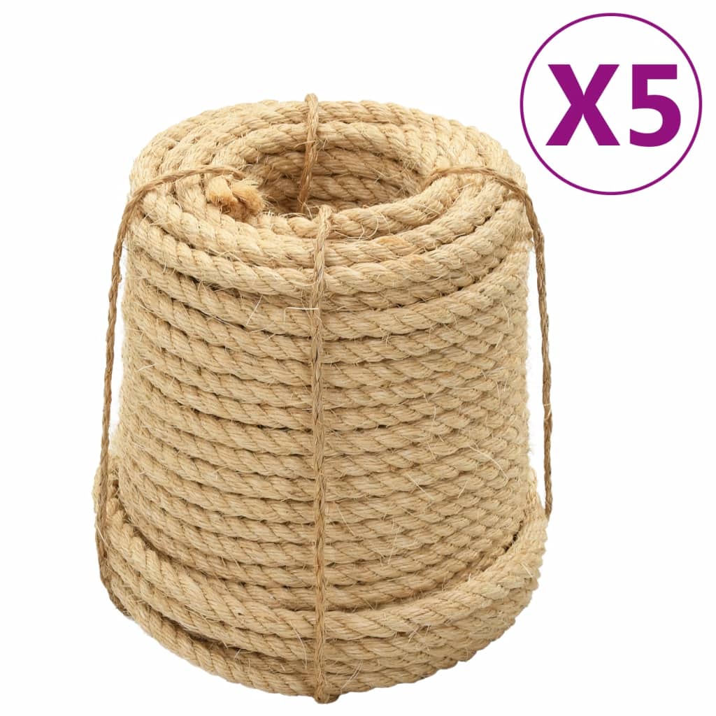 VidaXL Touw 5 st 16 mm 100 m sisal