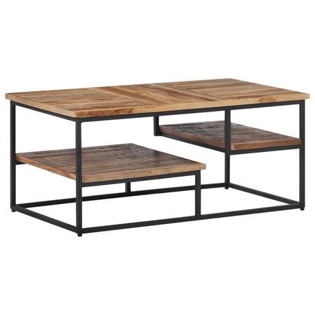 Vidaxl salontafel 90x50x39 cm massief gerecycled teakhout