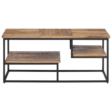 Vidaxl salontafel 90x50x39 cm massief gerecycled teakhout