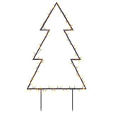 Vidaxl kerstverlichting kerstboom met grondpinnen 80 led's 60 cm