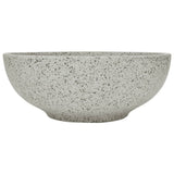 Vidaxl opzetwasbak rond φ41x14 cm keramiek grijs