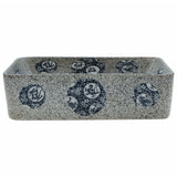 Vidaxl opzetwasbak rechthoekig 46x35,5x13 cm keramiek meerkleurig