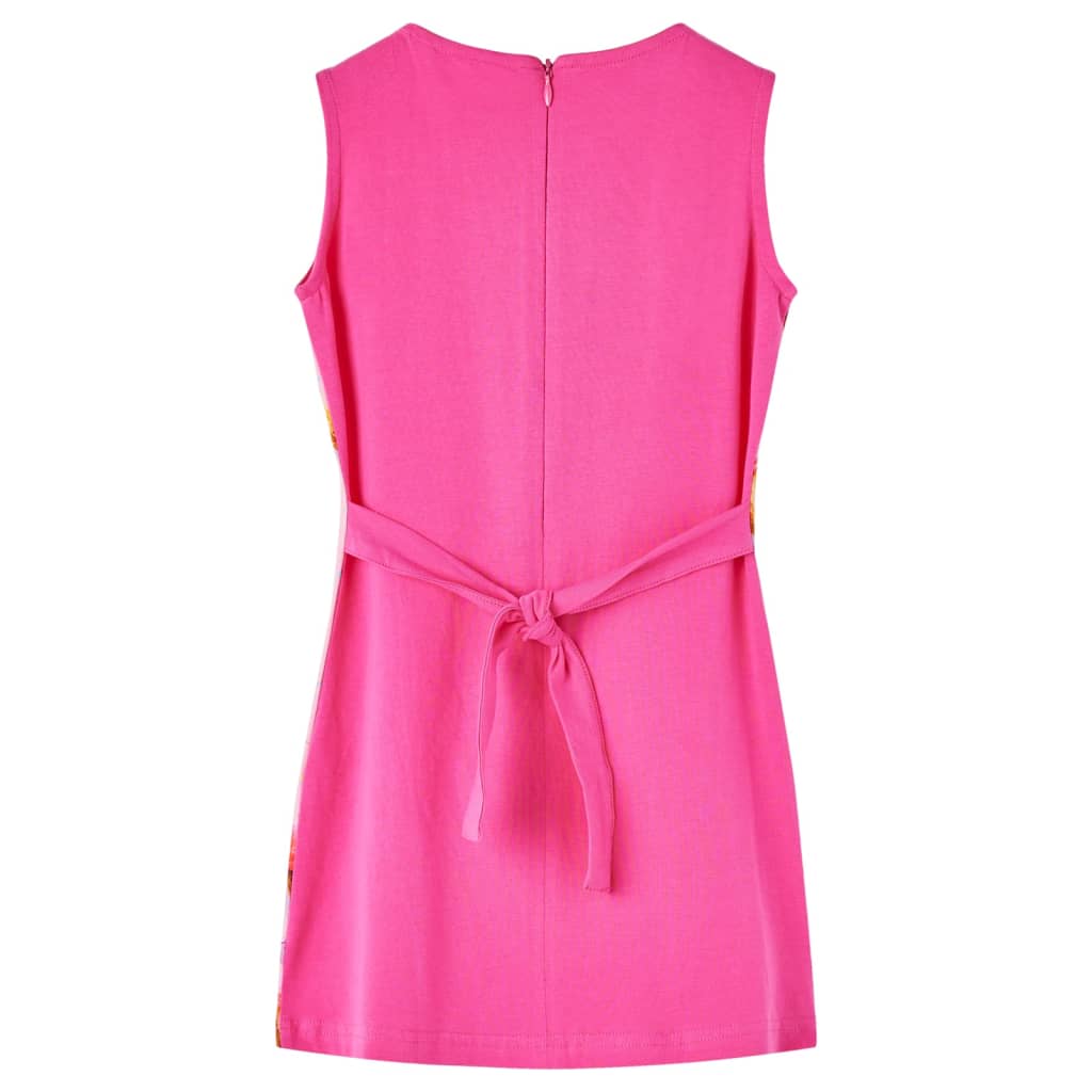Vidaxl kinderjurk 104 felroze