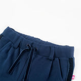 Vidaxl kinderbroek met zwarte bies 116 marineblauw