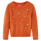 Vidaxl kindertrui gebreid 104 oranjebruin