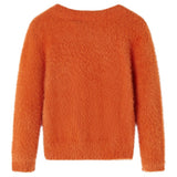 Vidaxl kindertrui gebreid 104 oranjebruin