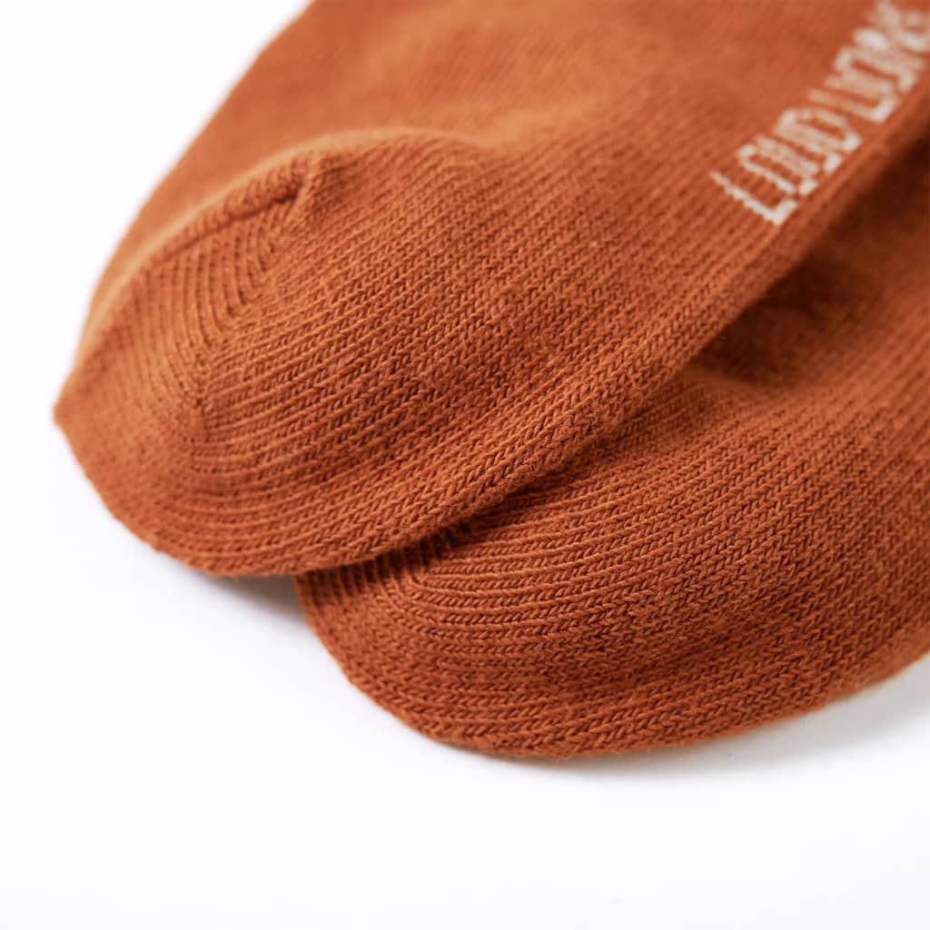 Vidaxl kindermaillot 128 cognackleurig