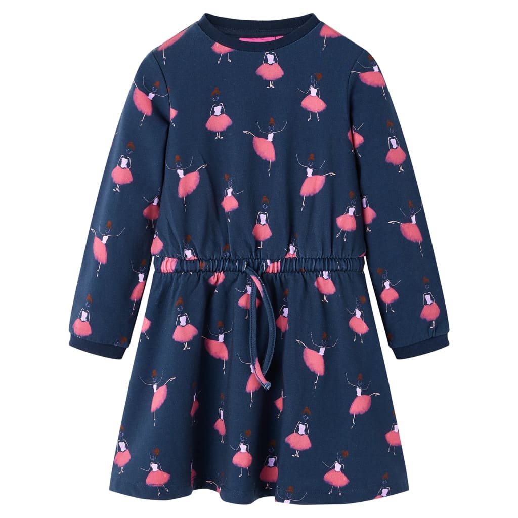 VidaXL Kinderjurk 92 blauw