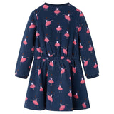 Vidaxl kinderjurk 116 marineblauw