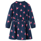 Vidaxl kinderjurk 140 marineblauw