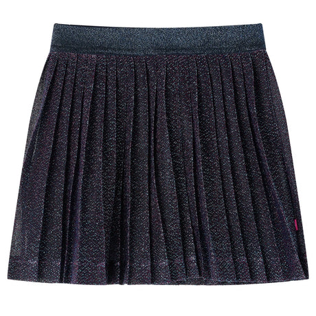 Vidaxl kinderrokje met glitters 140 marineblauw