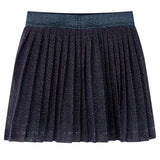 Vidaxl kinderrokje met glitters 140 marineblauw