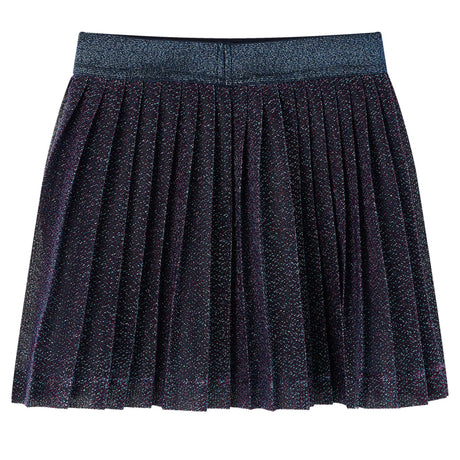 Vidaxl kinderrokje met glitters 140 marineblauw