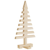 Vidaxl kerstdecoratie kerstboom 60 cm massief grenenhout